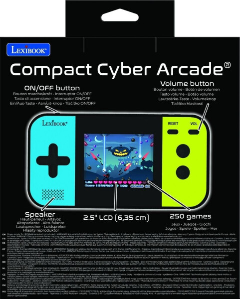 Lexibook Compact Cyber Arcade 250 Spiele (JL2377), Bild 7