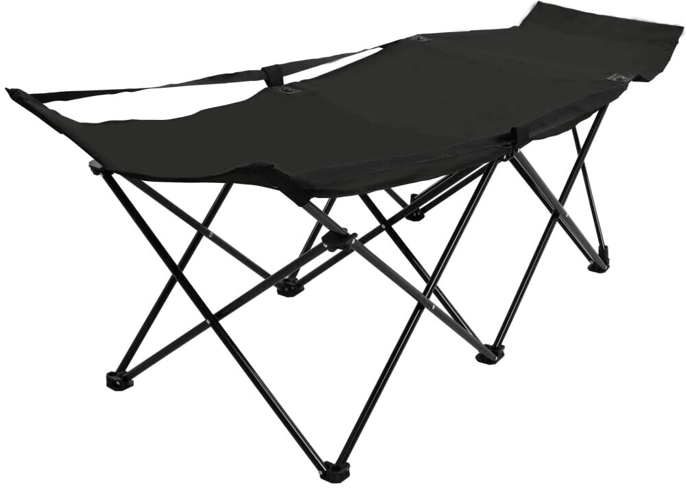 vidaXL Foldable Sun Lounger, Camping Bed