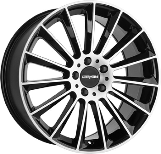 Carmani 17 Fritz (10x22) black polished