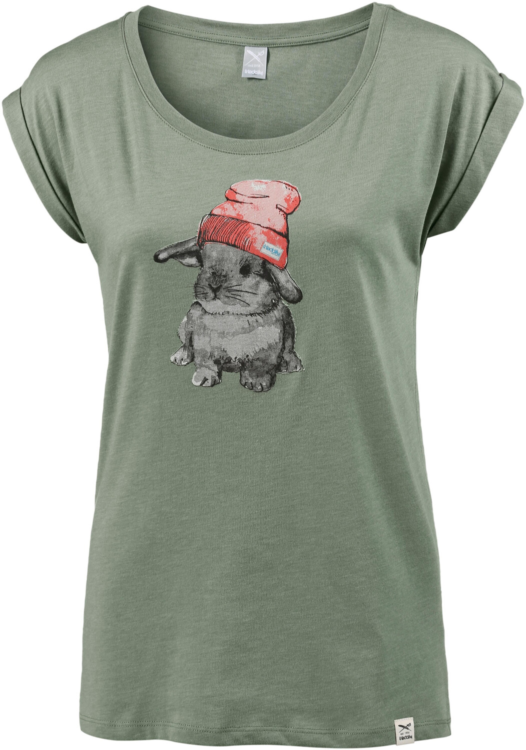 Iriedaily It Hasi Tee T-Shirt light olive melange (1164700-479)