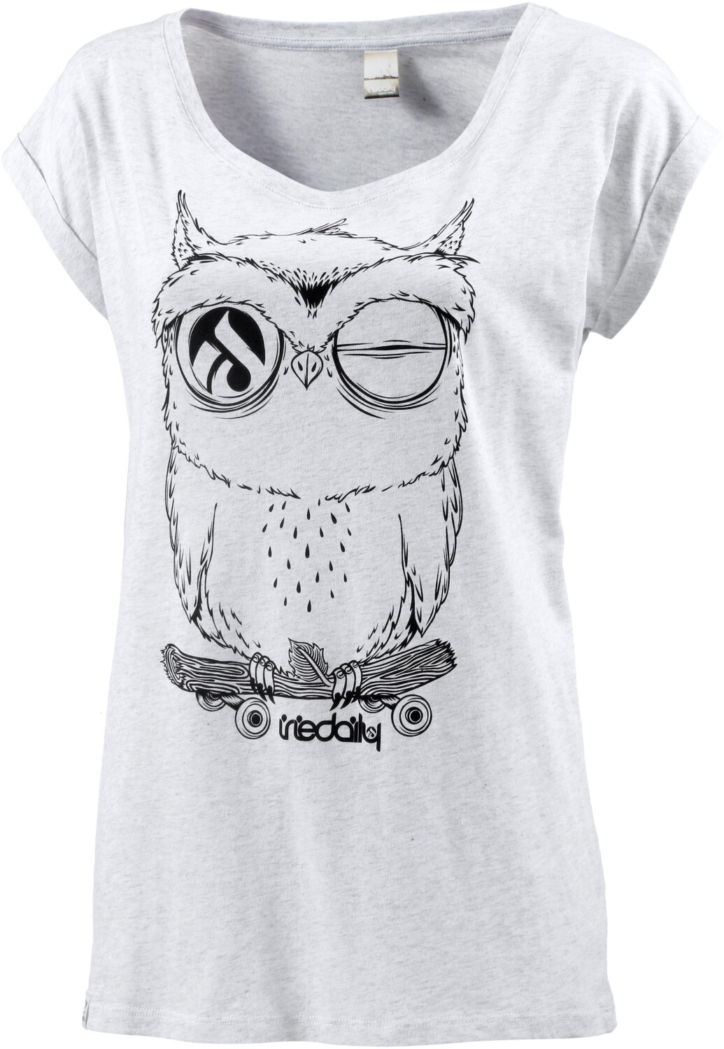 Iriedaily Skateowl 2 T-Shirt white melange (1173733-713)