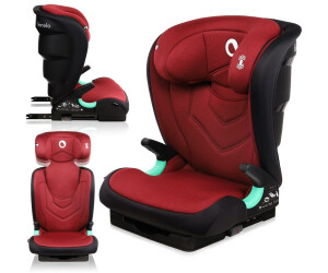 Siège Auto Enfant Lionelo Neal I-Size Groupe 2/3 - 100-150 Cm (3-12 Ans), Fixation ISOFIX Ou Ceinture, Protection Latérale, Réglable, Turquoise