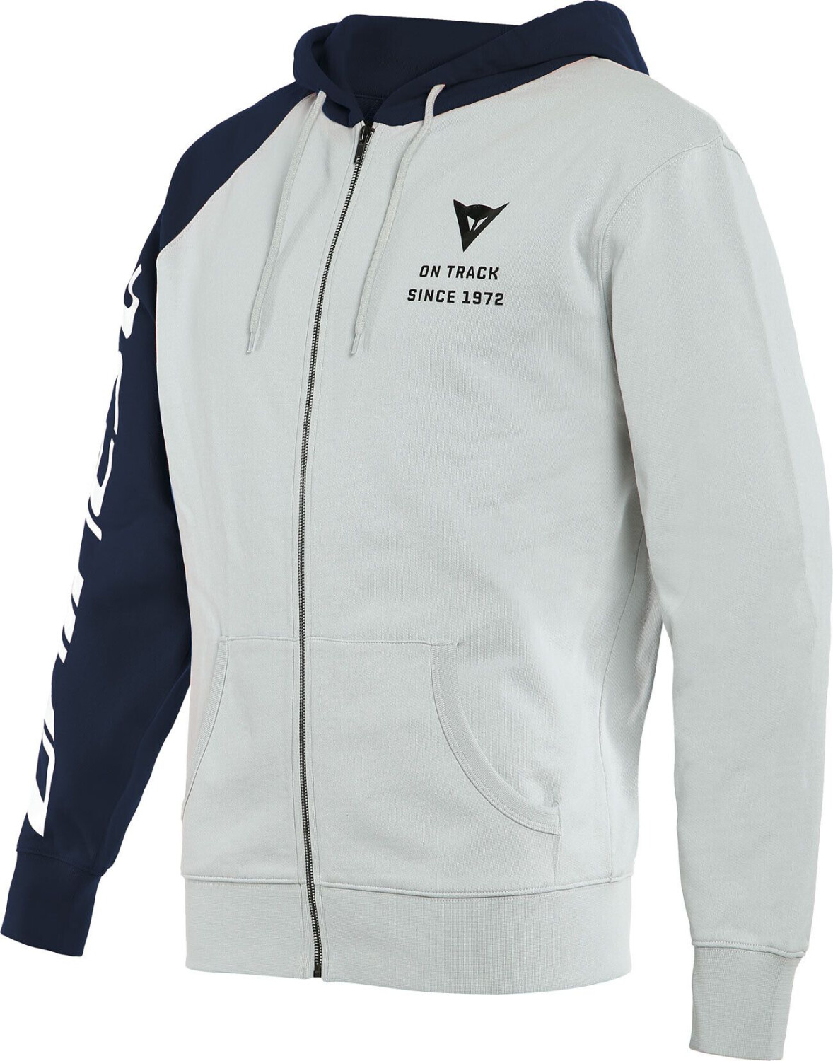 Dainese Sweat Paddock Full-Zip gris/noir