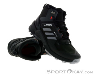 Buy Adidas TERREX SWIFT R3 MID GTX core black/grey three/solar red