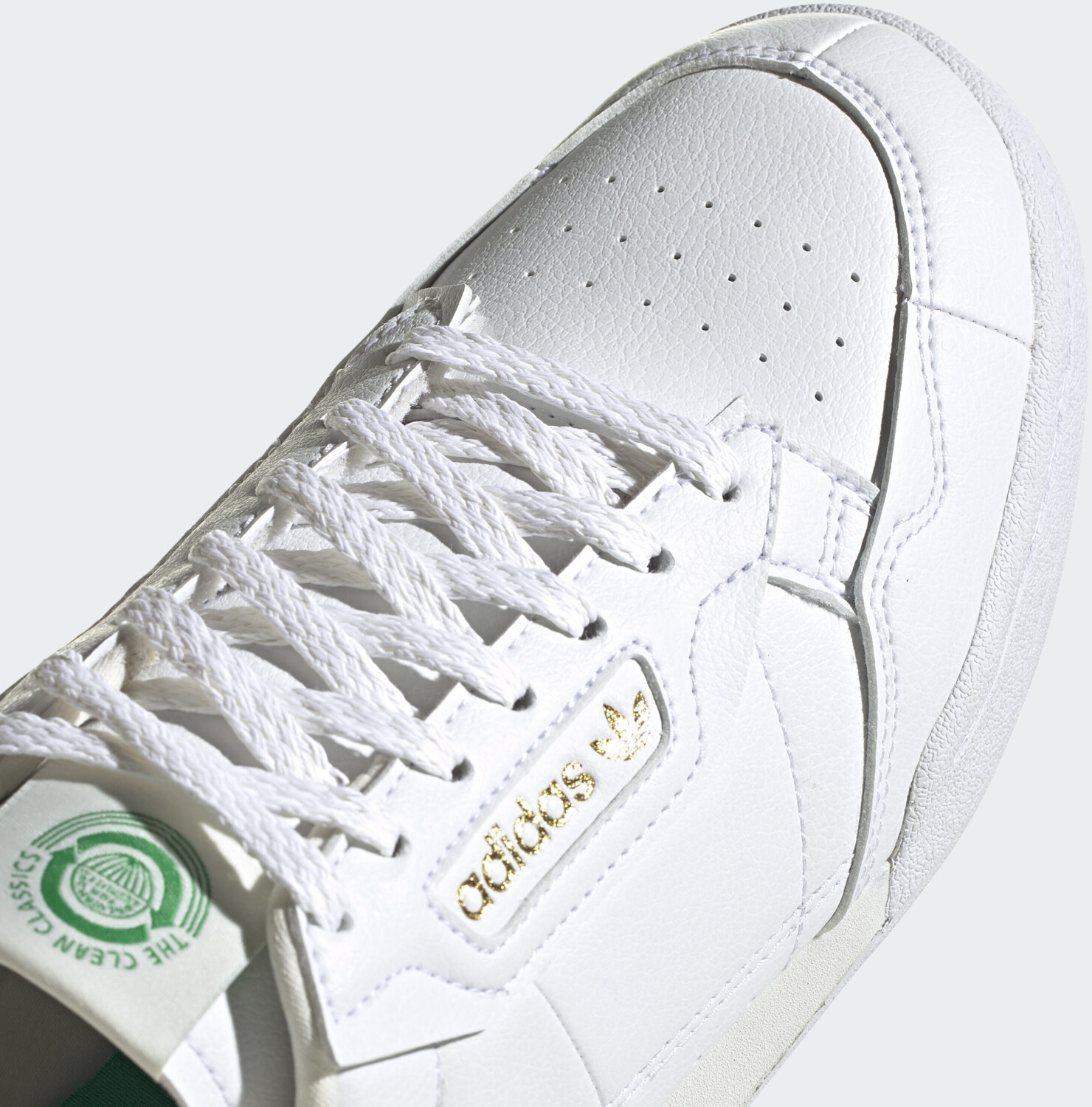 adidas continental 80 off white green