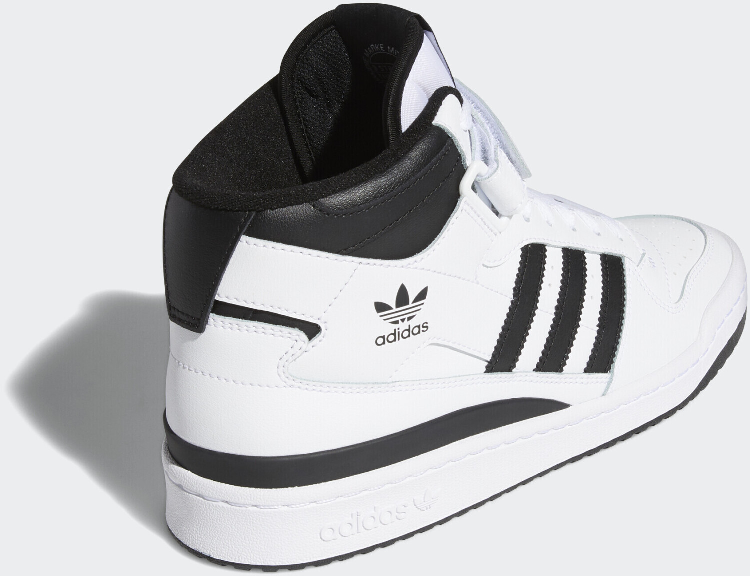 Buy Adidas Forum Mid cloud white/core black/cloud white from £45.00 ...