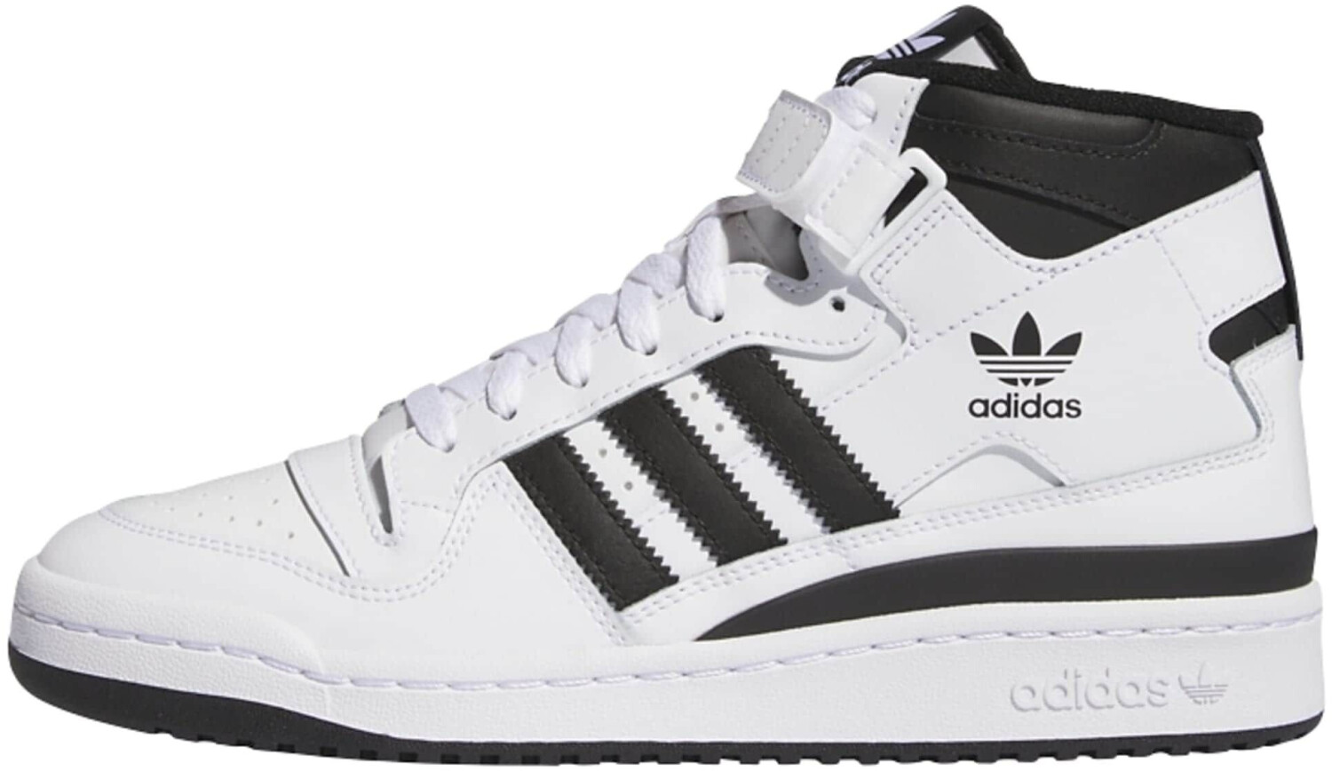 Buy Adidas Forum Mid cloud white/core black/cloud white from £45.00 ...