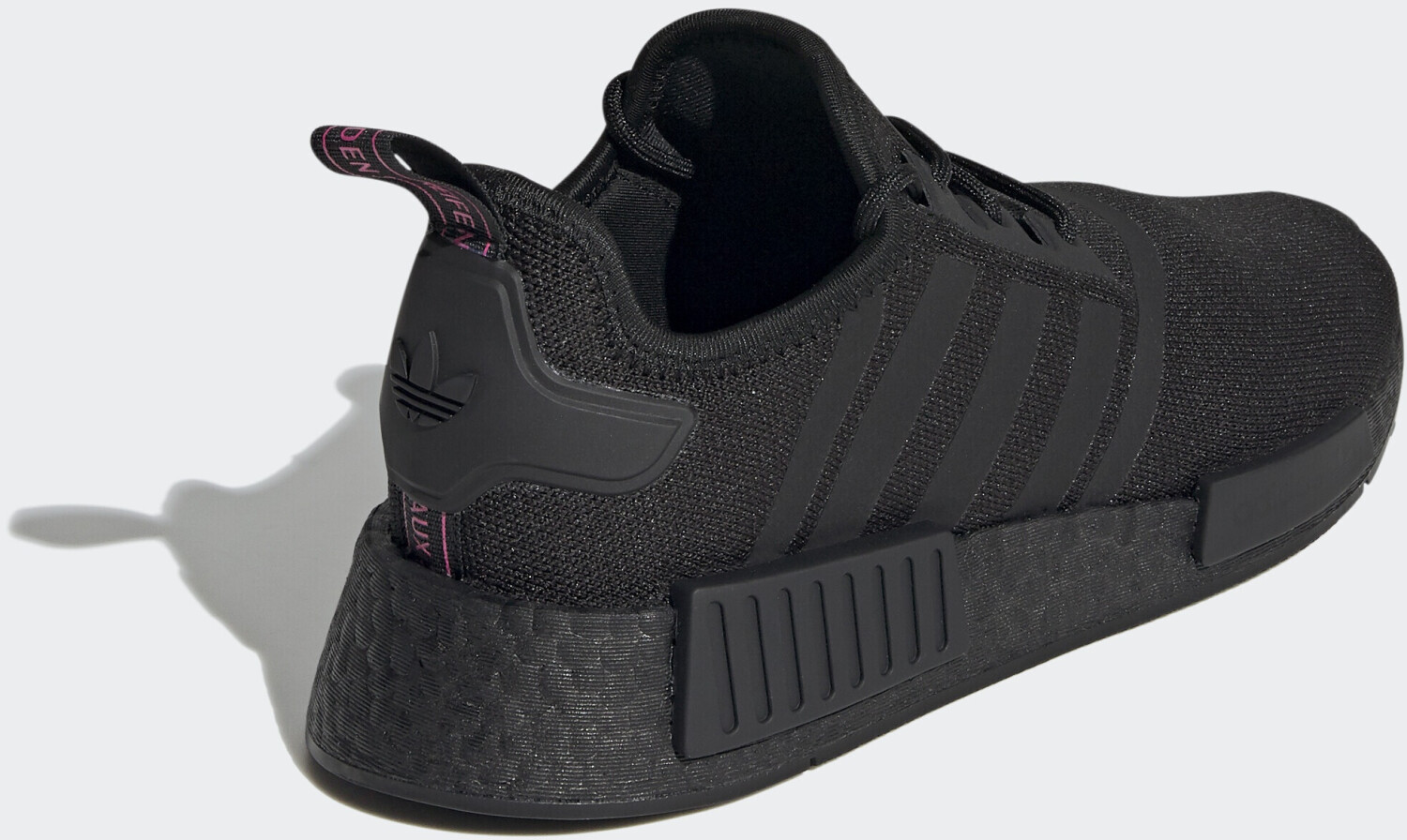 Adidas nmd r1 womens black/black/pink spirit shop