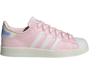 pink and white adidas superstar