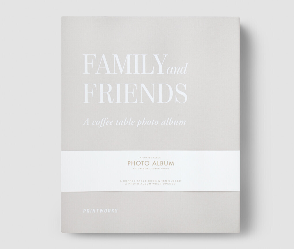 Printworks A Coffee Table Photo Album 26x31,5/30 Family and Friends