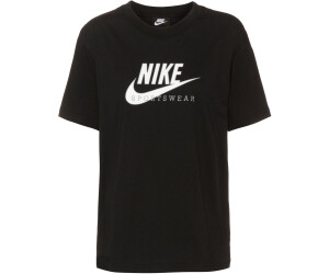 nike heritage t shirt black