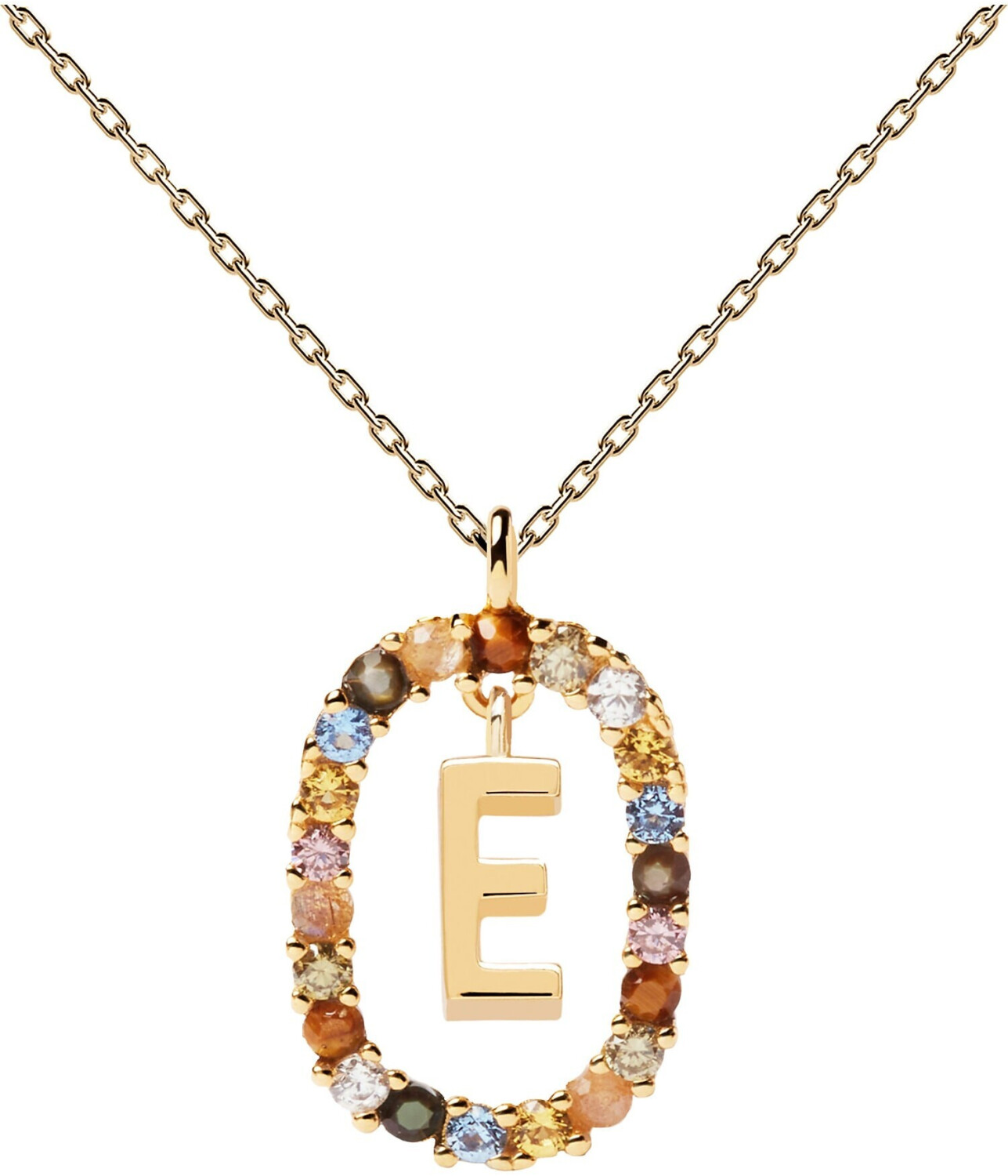 PDPAOLA Letter Necklace Gold CO01 E