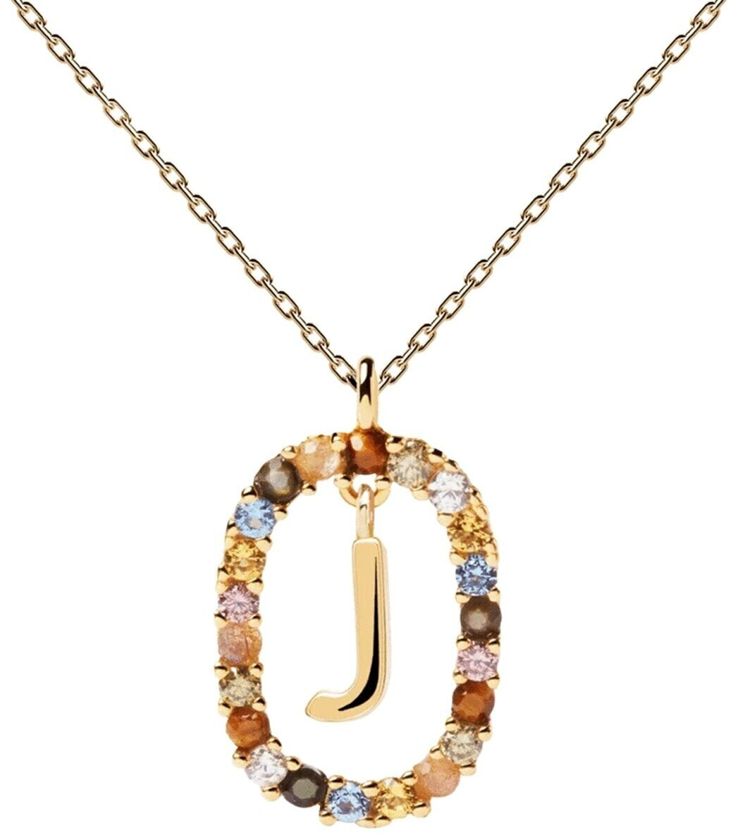 PDPAOLA Letter Necklace Gold CO01 J