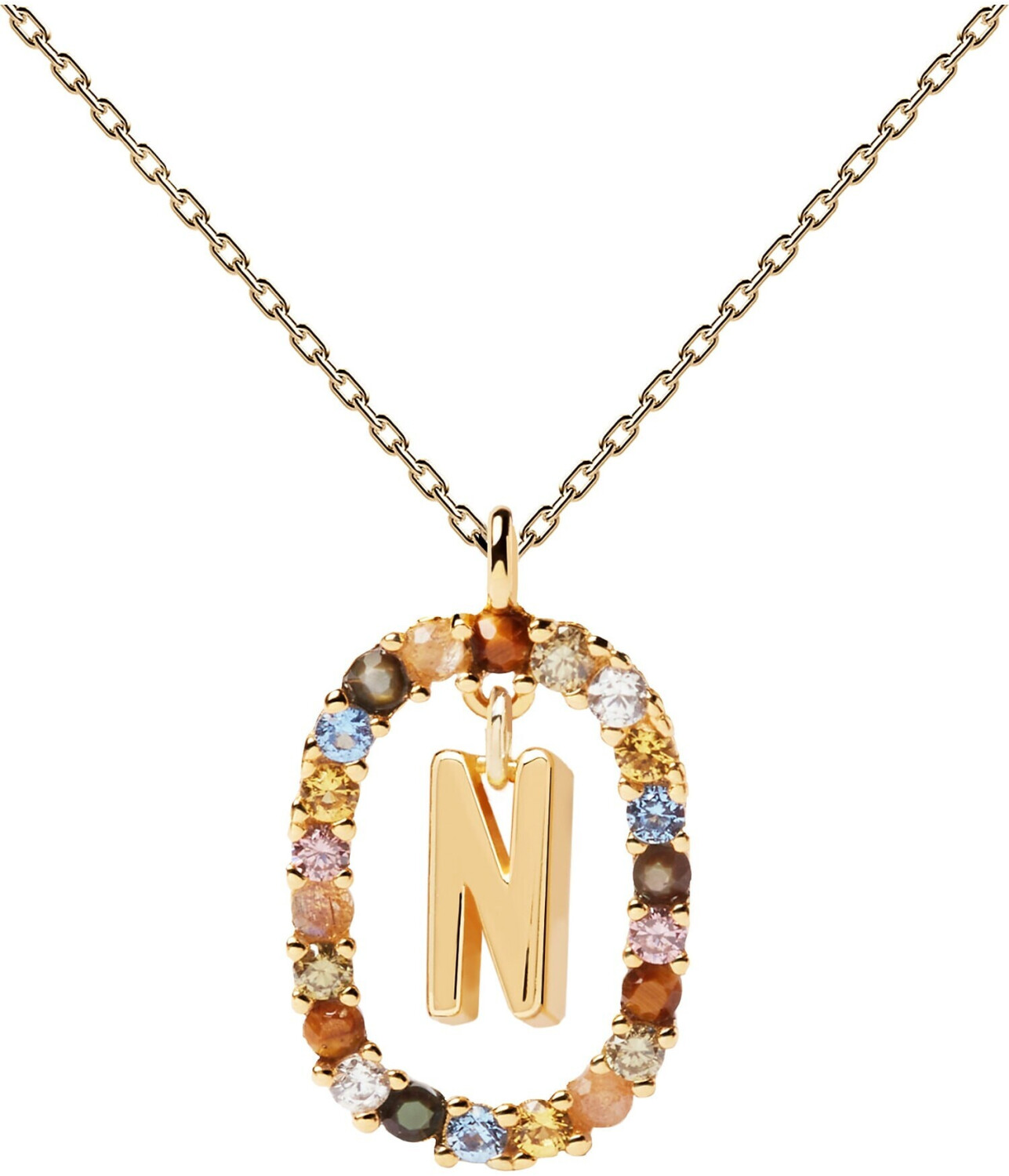 PDPAOLA Letter Necklace Gold CO01 N