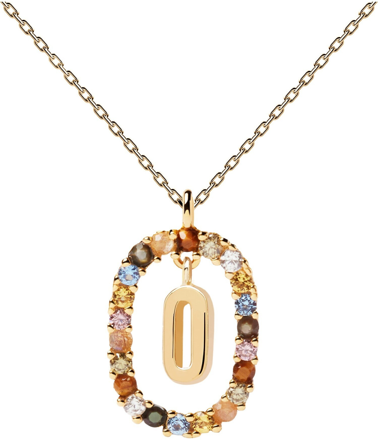 PDPAOLA Letter Necklace Gold CO01 O