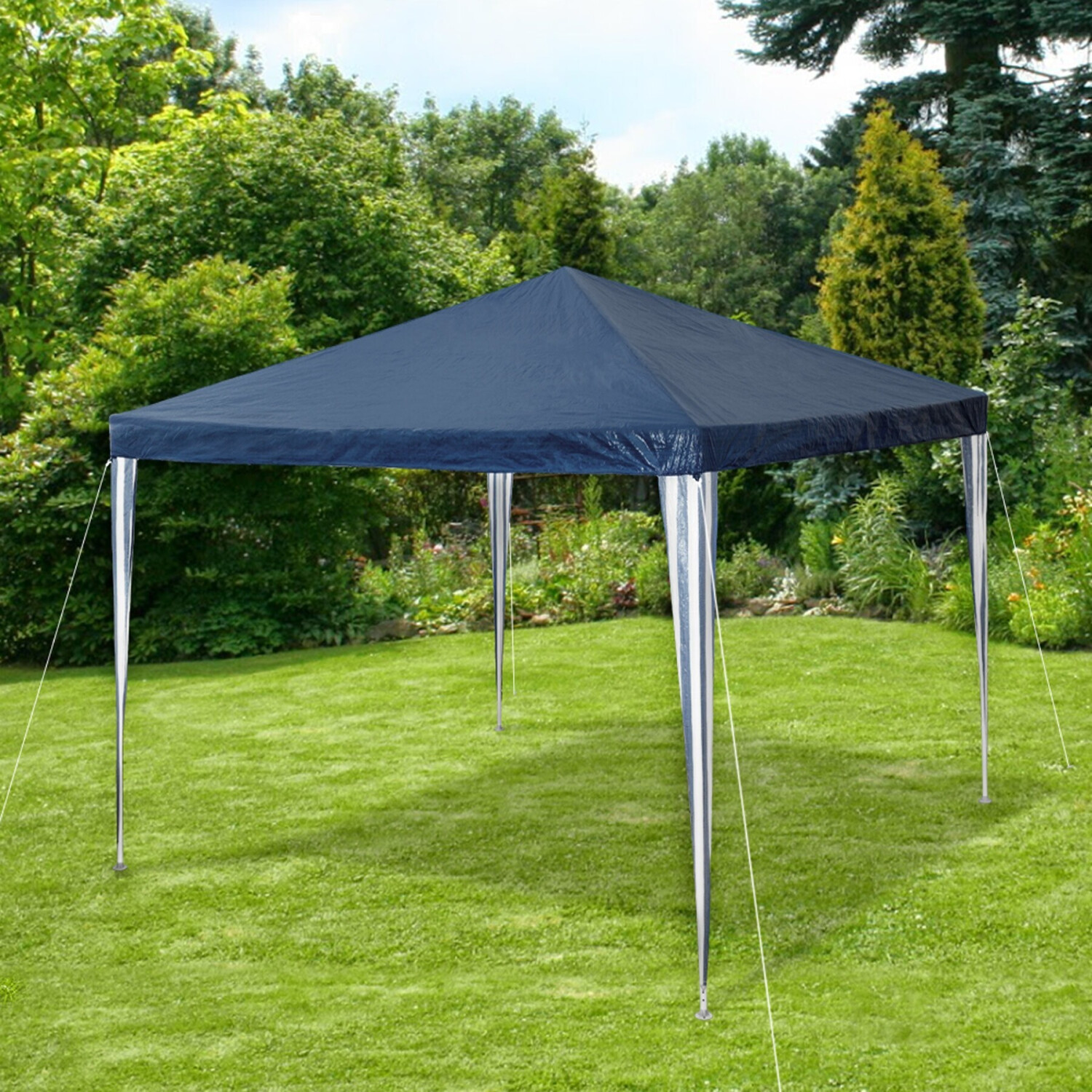 TecTake Garten Pavillon 3x3m blau ab 33,89 € Preisvergleich bei idealo.de