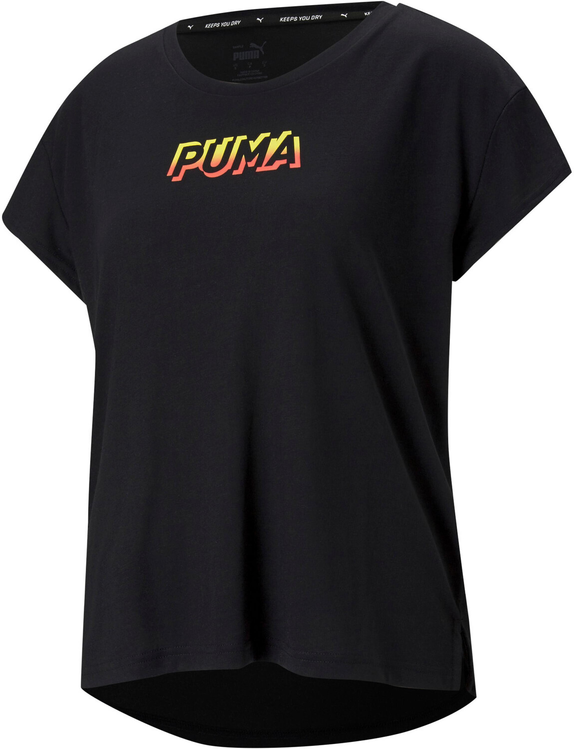 Puma Women Modern Sports T-Shirt black/celandine (585950-51)
