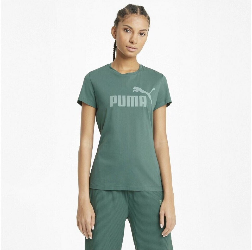 Buy Puma Essential Logo T-Shirt (586775) blue spruce from £10.00 (Today ...
