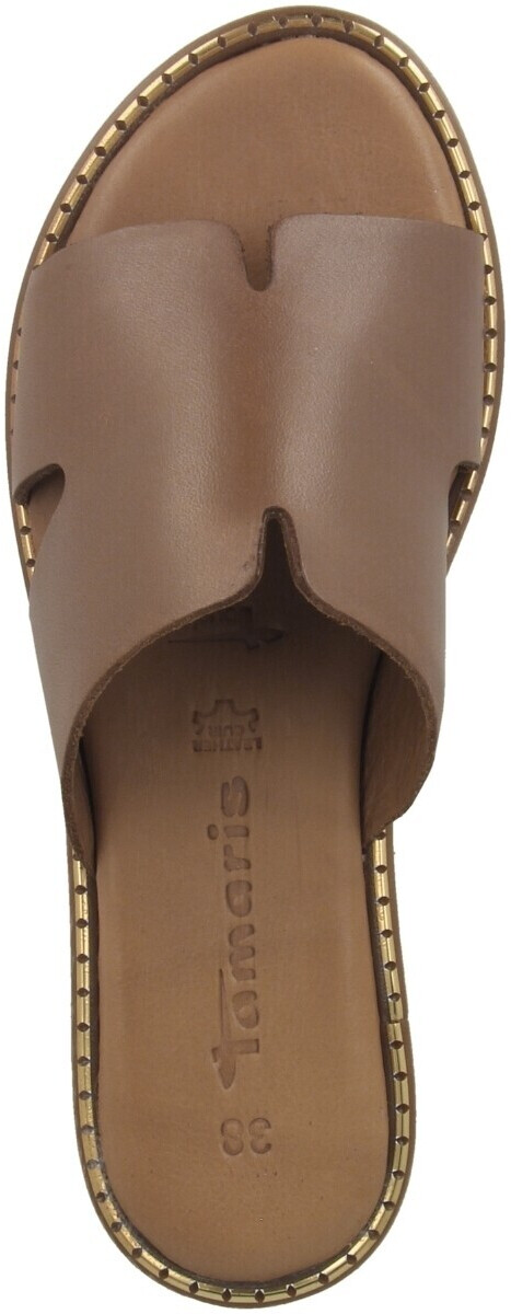 tamaris leather mule
