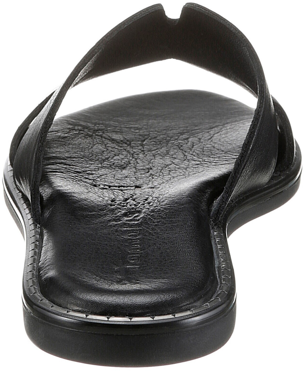 tamaris leather mule
