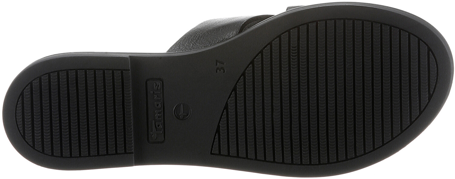 tamaris leather mule