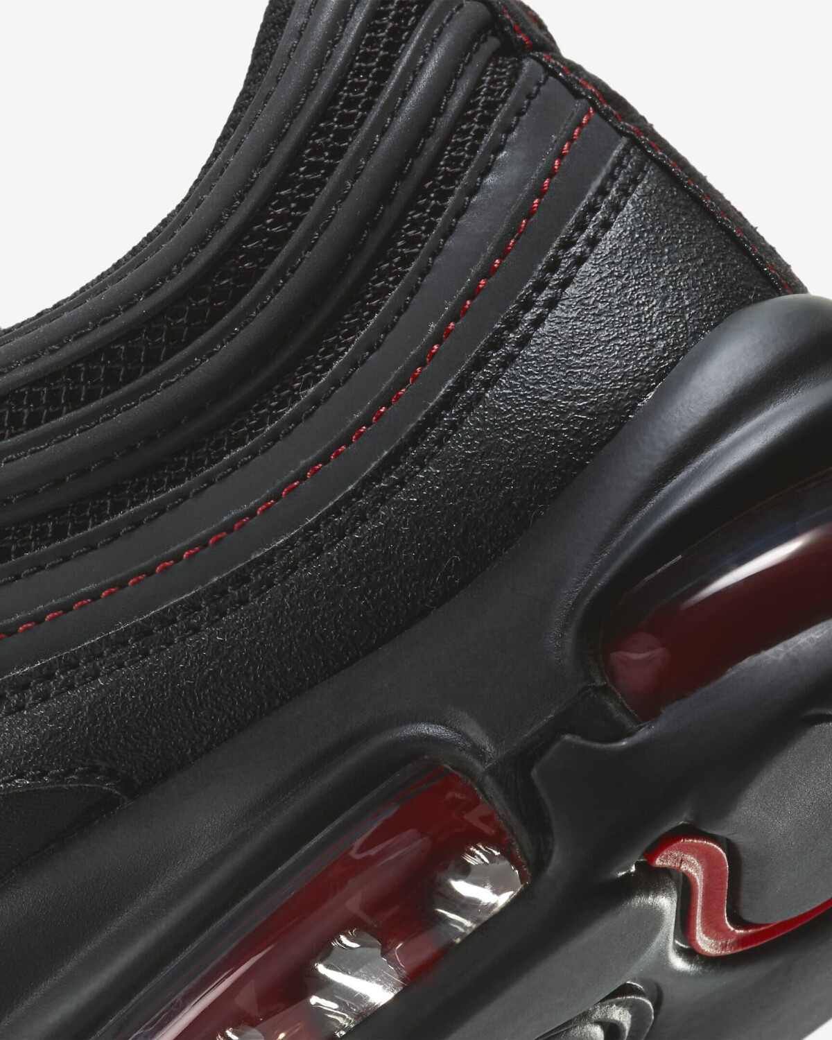 Air max 97 hotsell mens black university red