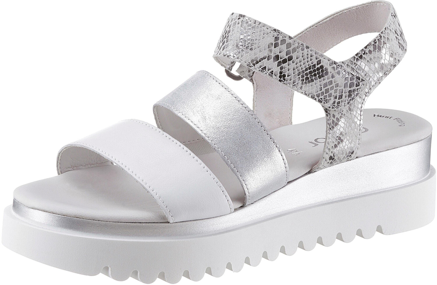 gabor white wedge sandals