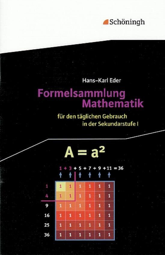 Formelsammlung Mathematik für den täglichen Gebrauch in der Sekundarstufe I (Hans-Karl Eder)
