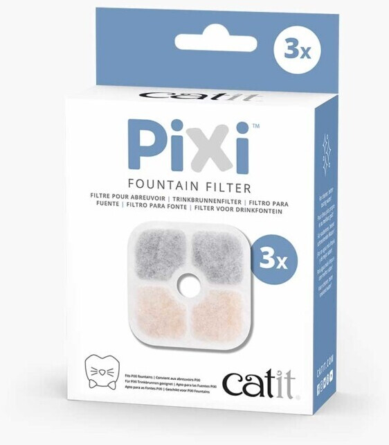 Catit PIXI Drinking Fountain Filter 3-Pack