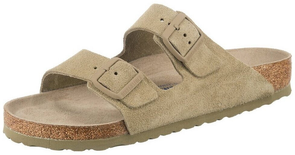 birkenstock faded khaki suede