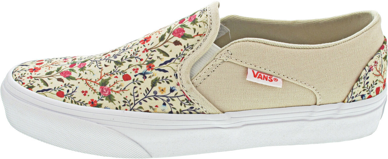 vans ditsy floral turtledove white