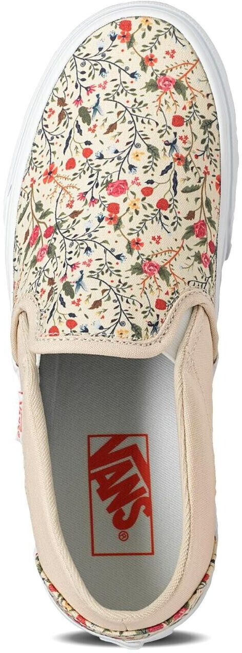 vans ditsy floral turtledove white