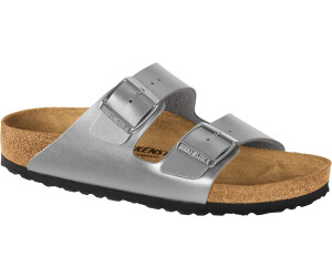 birkenstock arizona silver soft footbed
