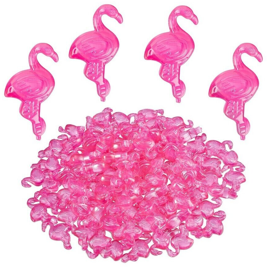 Relaxdays Ice cube tray »Reusable ice cubes, set of 100«, Pink SIZE, 3 cm x 1.5 cm x 6 cm
