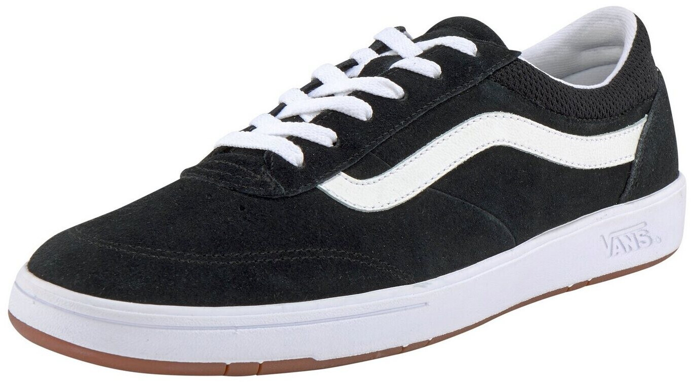vans black & white uc cruze staple trainers