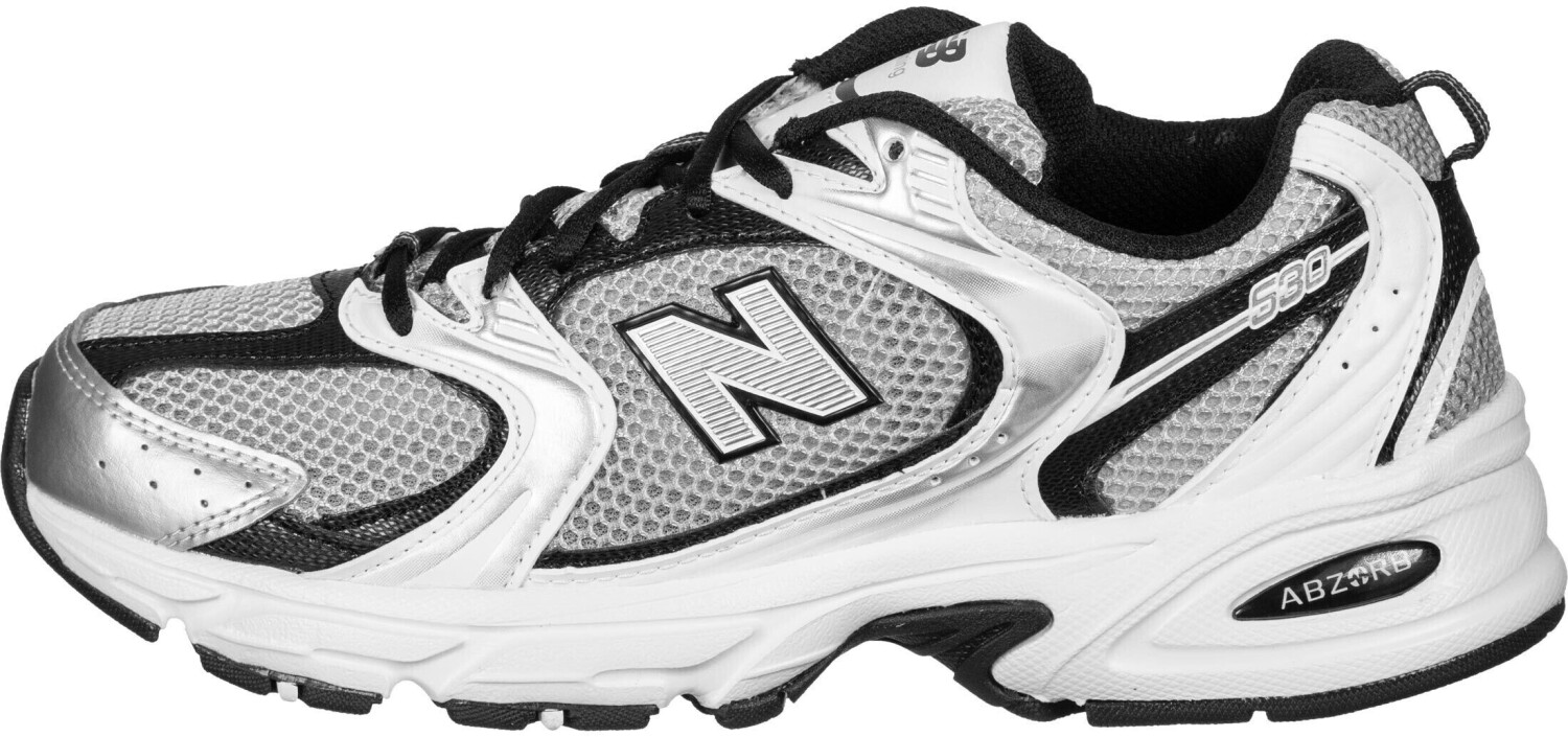new balance 530 black and silver