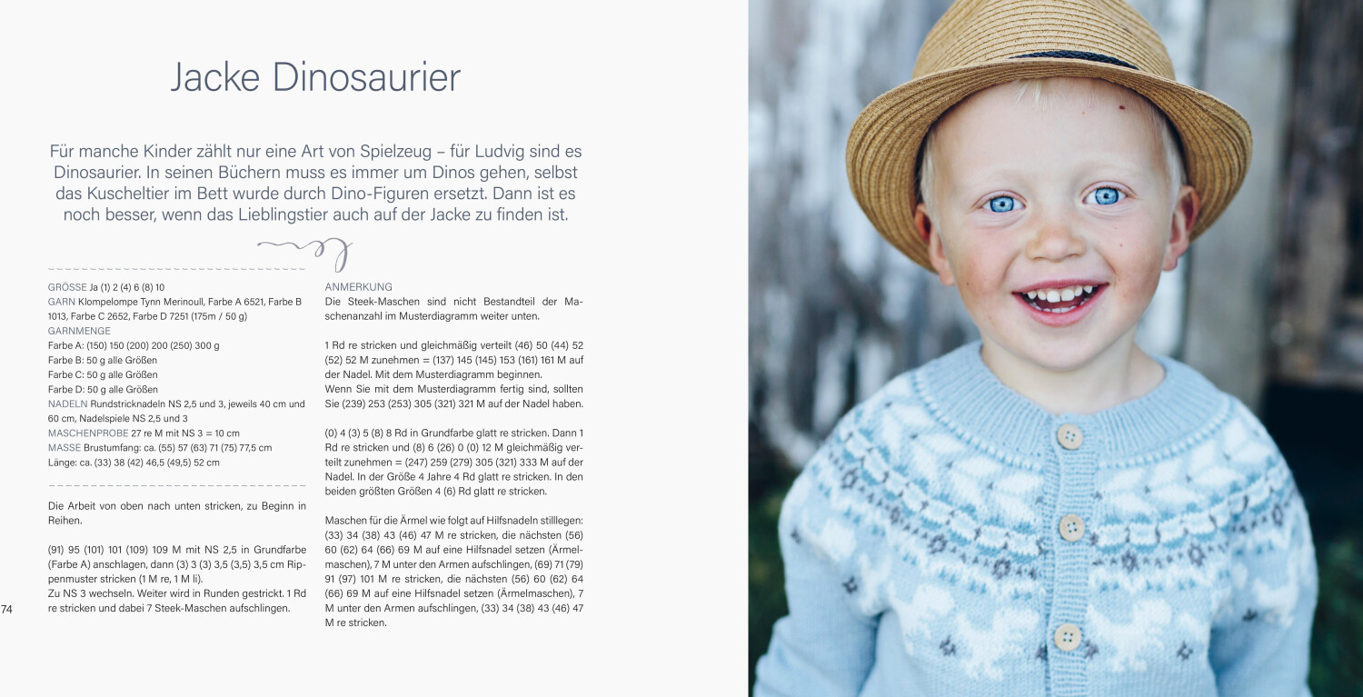 Klompelompes Kindermaschen. Luftige Strickprojekte für 0 bis 12 Jahre (Hanne Andreassen Hjelmas)
