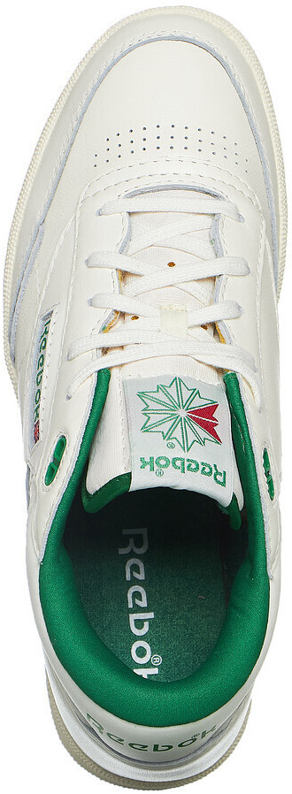 reebok club c double chalk green