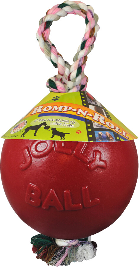Jolly Pets Romp-n-Roll 20cm Red