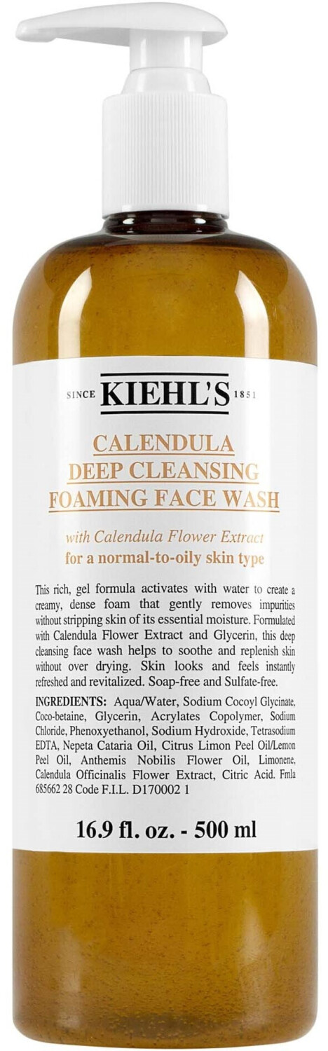 Kiehl’s Calendula Deep Cleansing Foaming Face Wash (500ml)