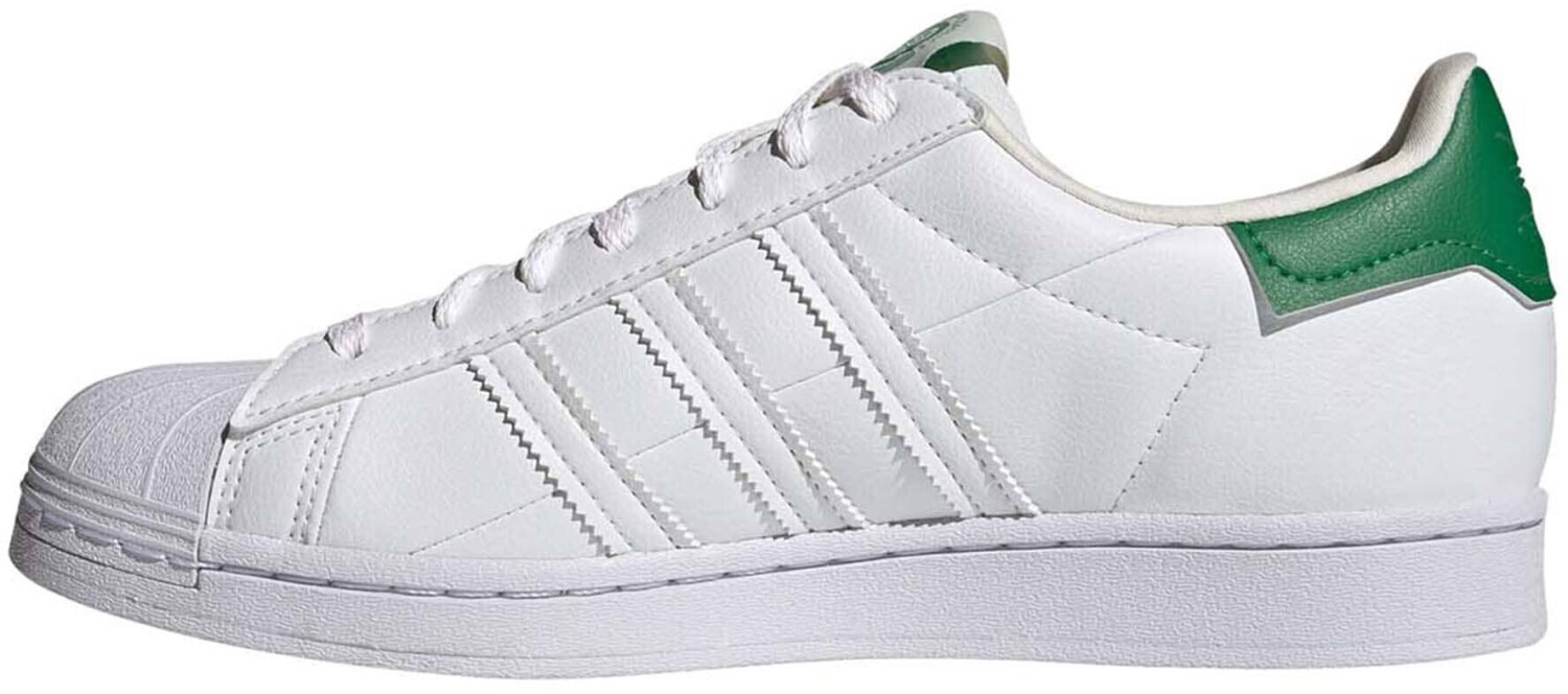 Buy Adidas Superstar cloud white/off white/green (FY5480) from £56.00 ...