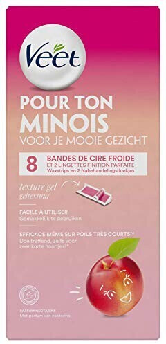 Veet Pour ton minois bandes de cire visage (8 pcs)