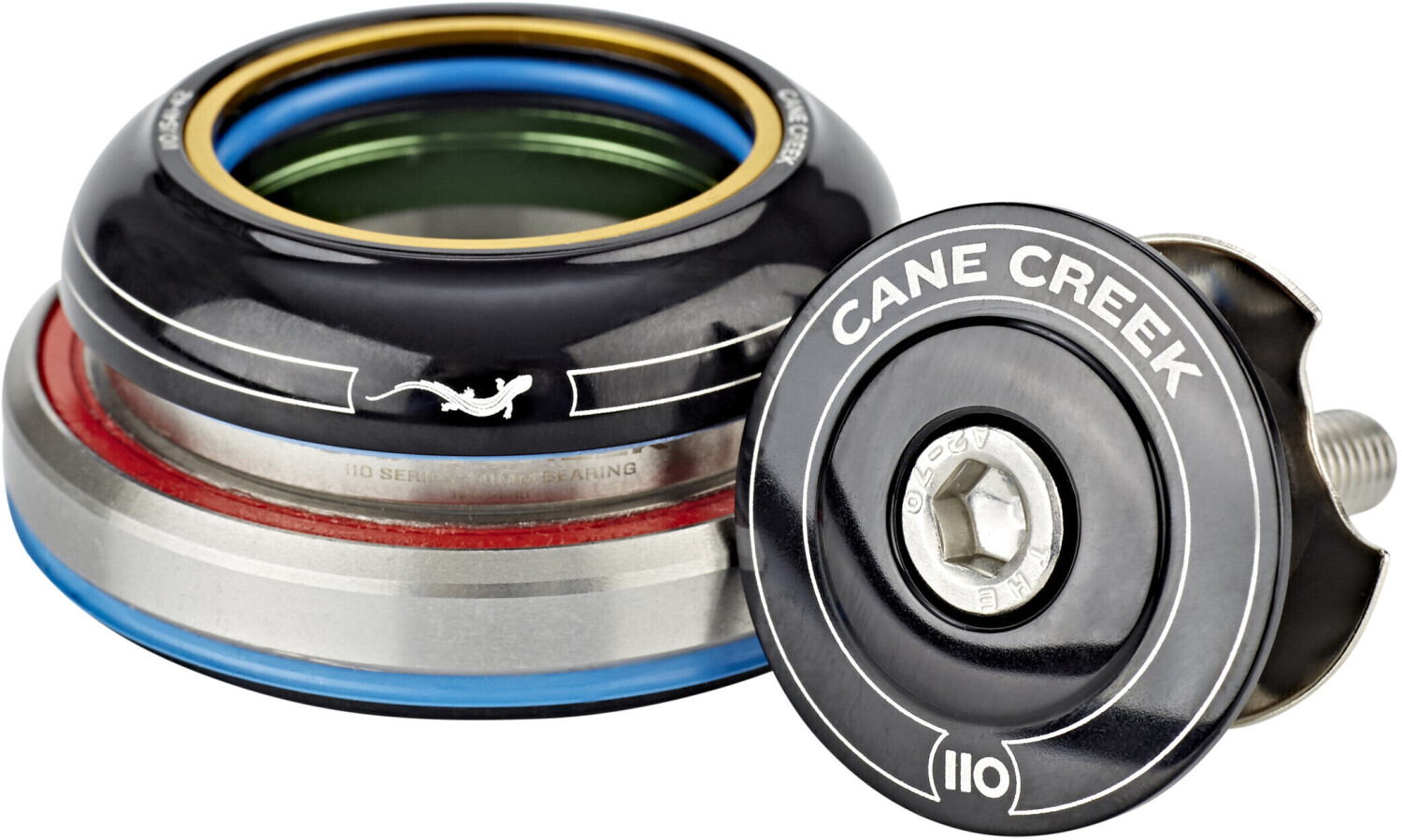 Cane Creek 110 Headset Tapered Short IS41/28.6/H9 I IS52/40 black