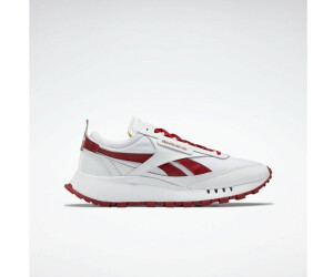 red and white reebok sneakers