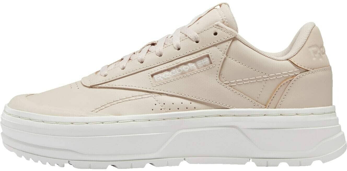 reebok club c double geo women's sneaker tan