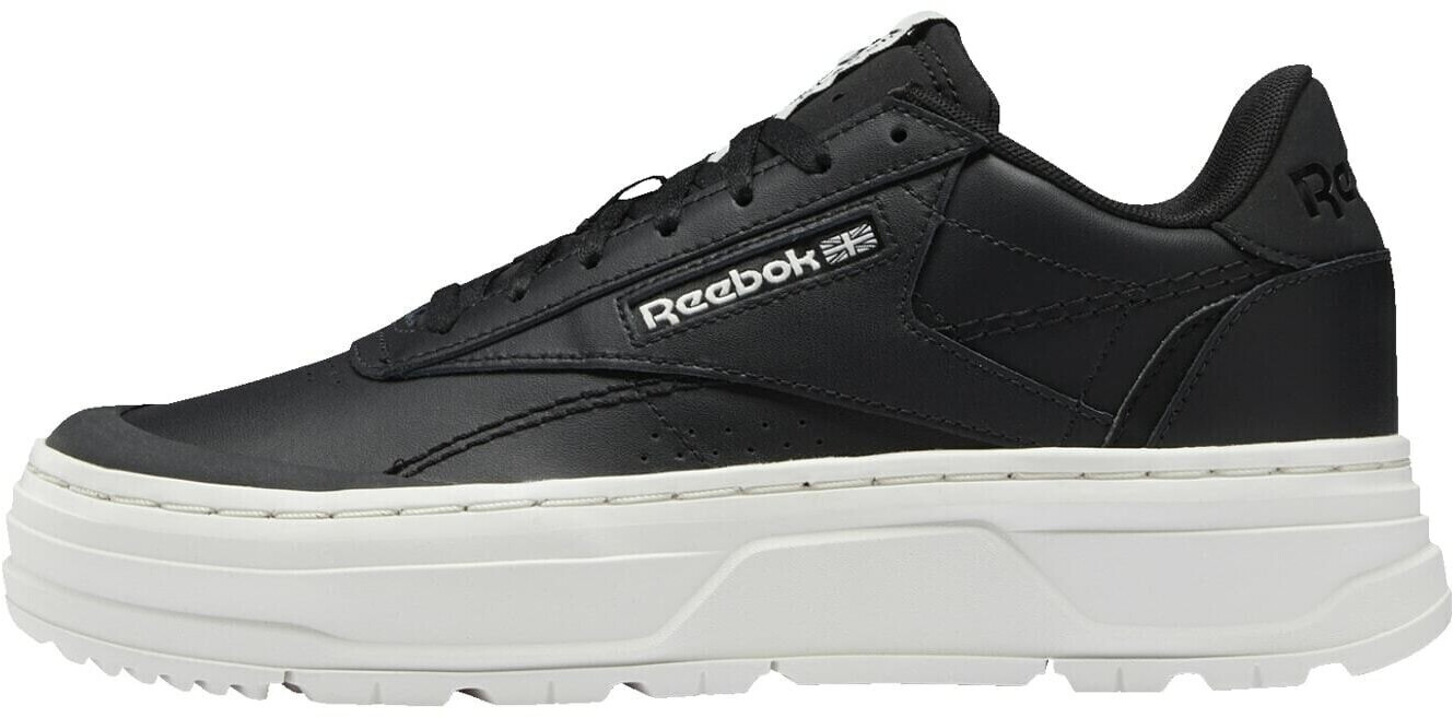 reebok club c double in chalk and black