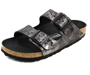 metallic black birkenstock
