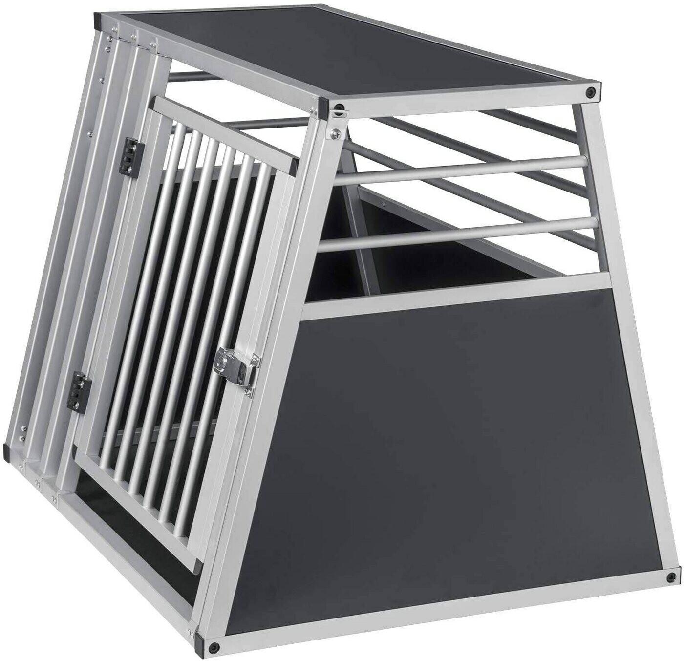 zoomundo Hundetransportbox / Kofferraumbox aus Aluminium - 1-Türig Premium, MA Trading