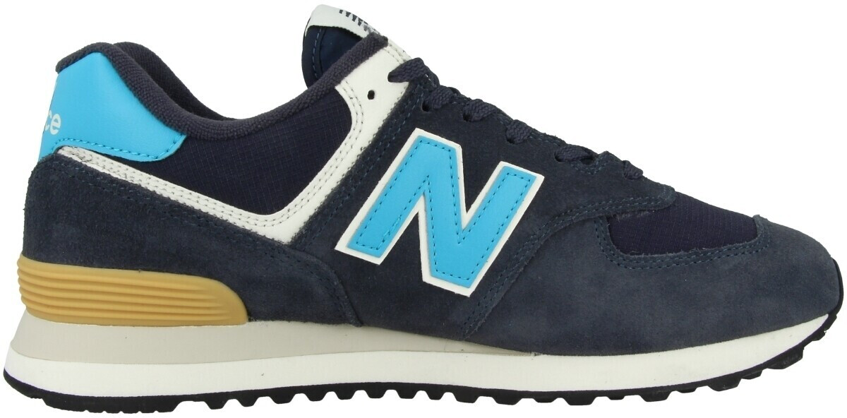 new balance navy blue and white