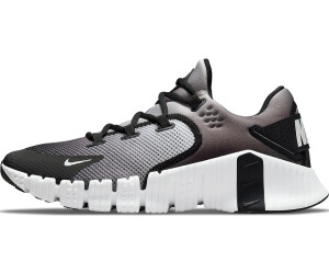 nike free metcon black white